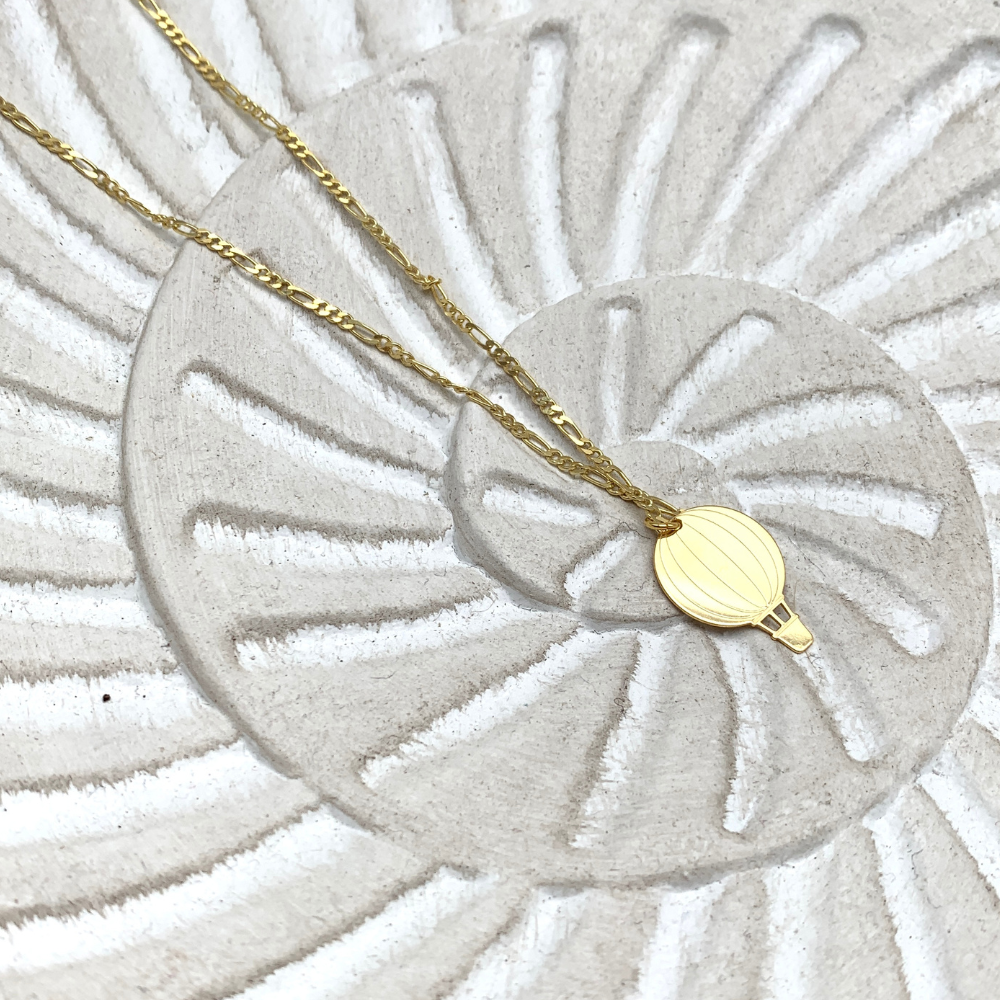 collana mongolfiera gold