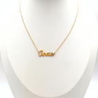 Collana con Nome Corsivo Personalizzabile