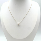 Collana Ciondolo Rondella Minimal in Argento Silver