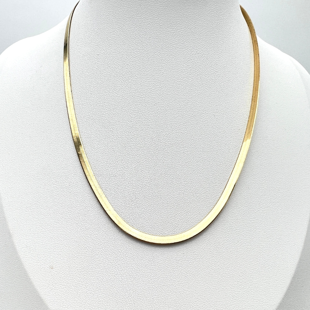 collana in argento placcata oro