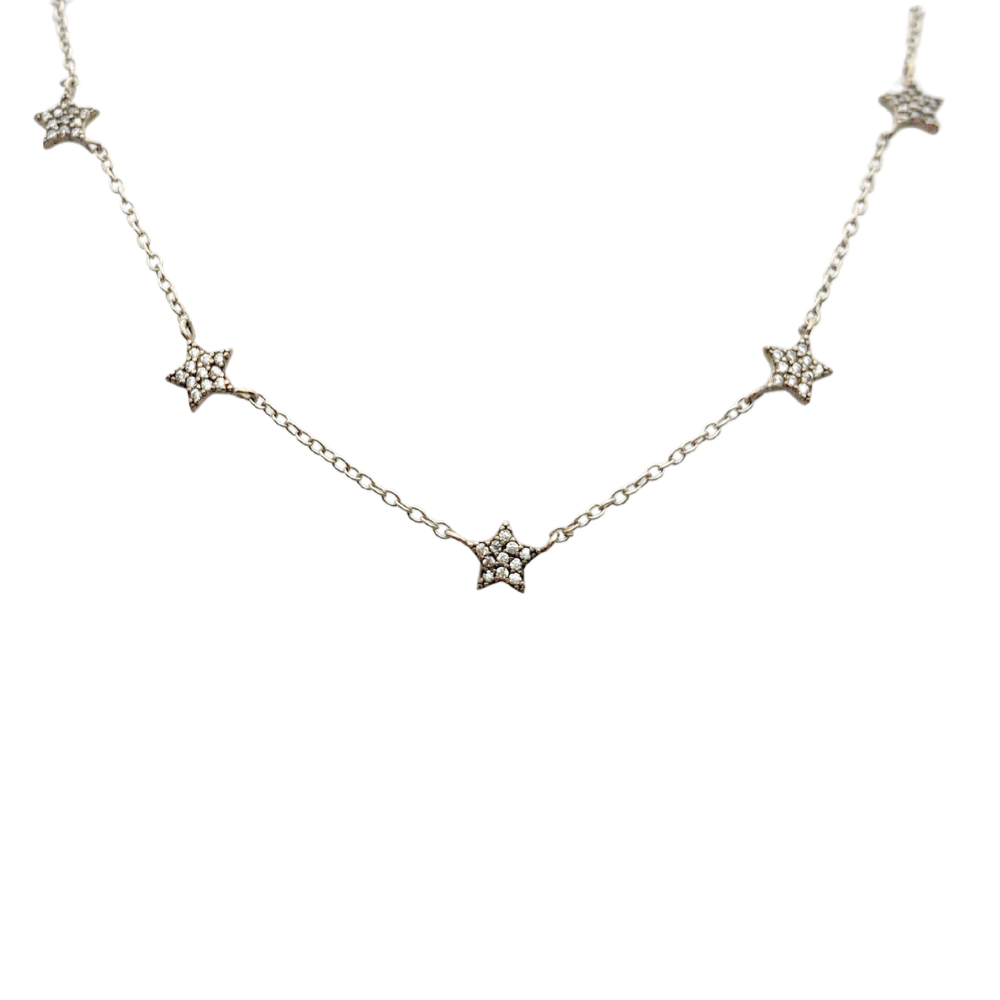 Collana Stelle in Argento Silver