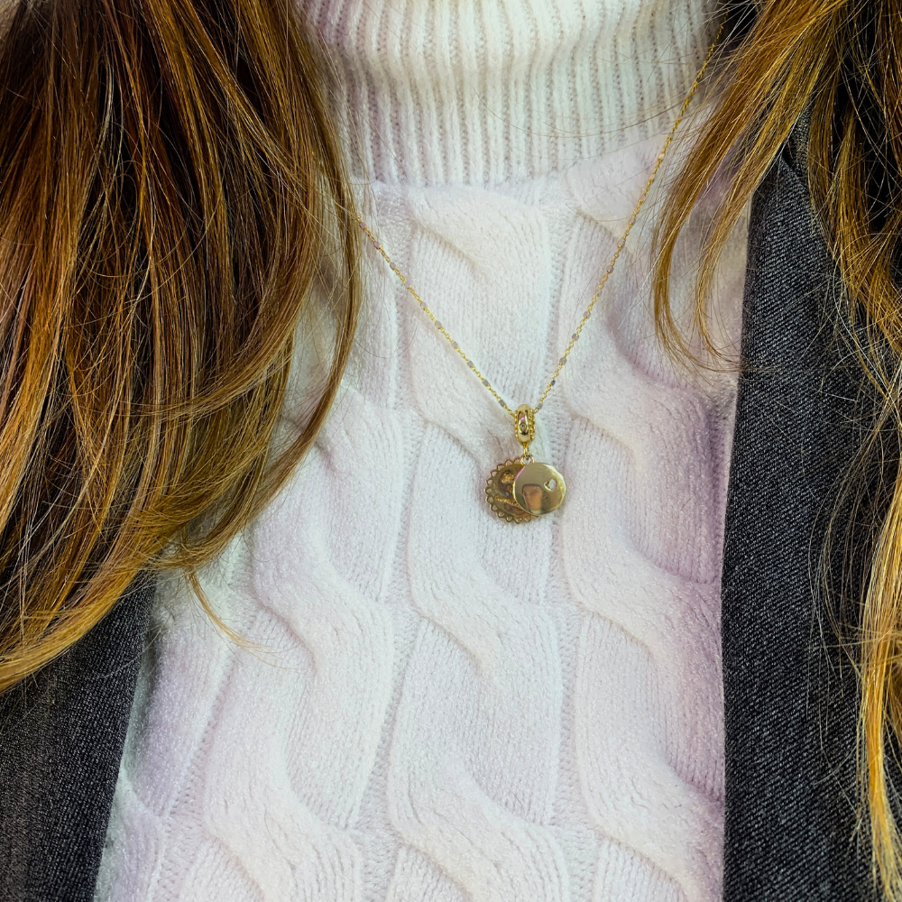 Collana Sunshine in Argento Gold