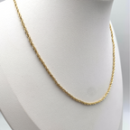 collana torchon small in acciaio inox gold