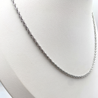 collana Torchon silver small in acciaio inox silver