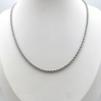 collana Torchon silver small in acciaio inox silver