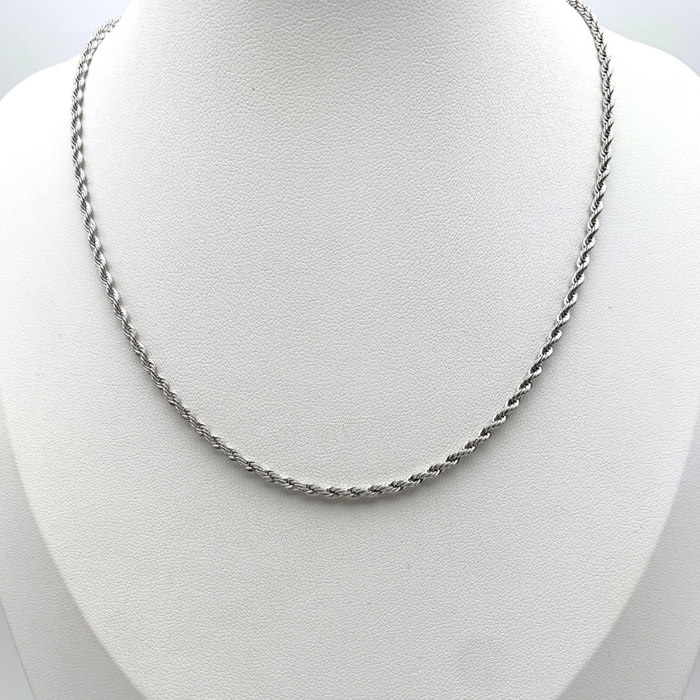 collana Torchon silver small in acciaio inox silver