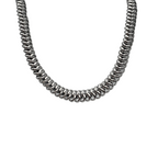 Collana Twist Chain in Acciaio Silver
