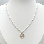 collana in argento silver con ciondolo mondo