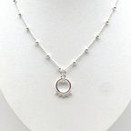 Collana Corona Bubble in Argento Silver