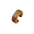 Ear Cuff Big Sparkle in Acciaio Gold