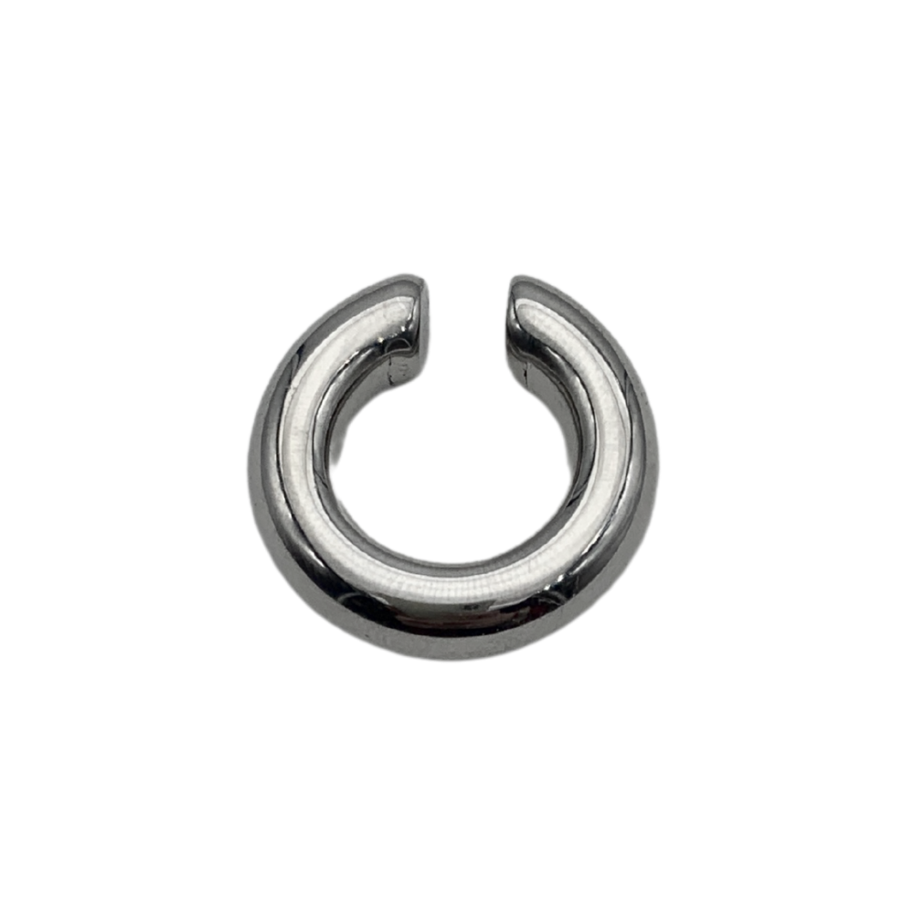 Ear Cuff Chunky in Acciaio Silver