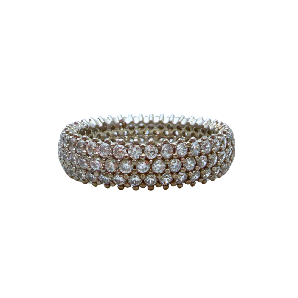 Anello Fedona Pavè Zirconia in Argento 925 Silver