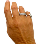 Anello Fedona Pavè Zirconia in Argento 925 Silver