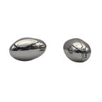 Hoops Eggs in Acciaio Silver