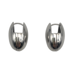 Hoops Eggs in Acciaio Silver