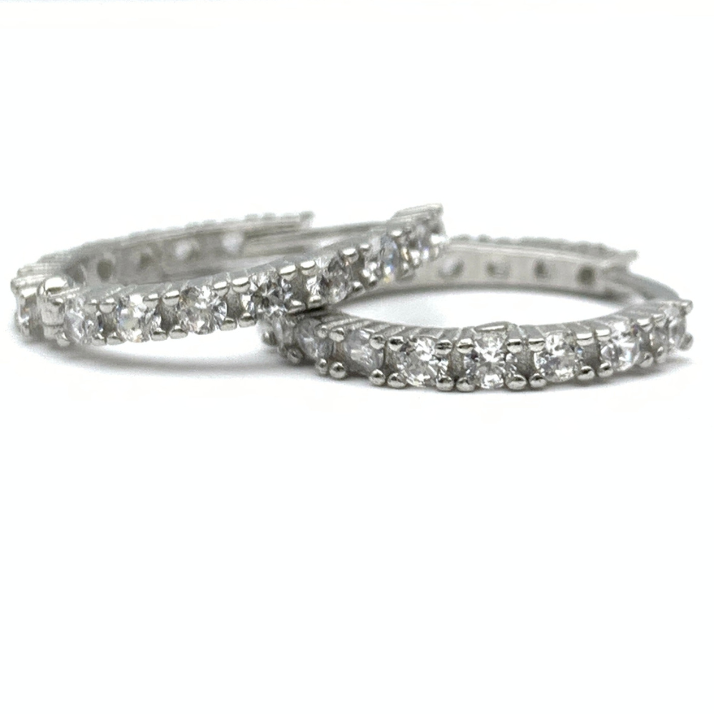 Orecchini Glimmering in Argento Silver