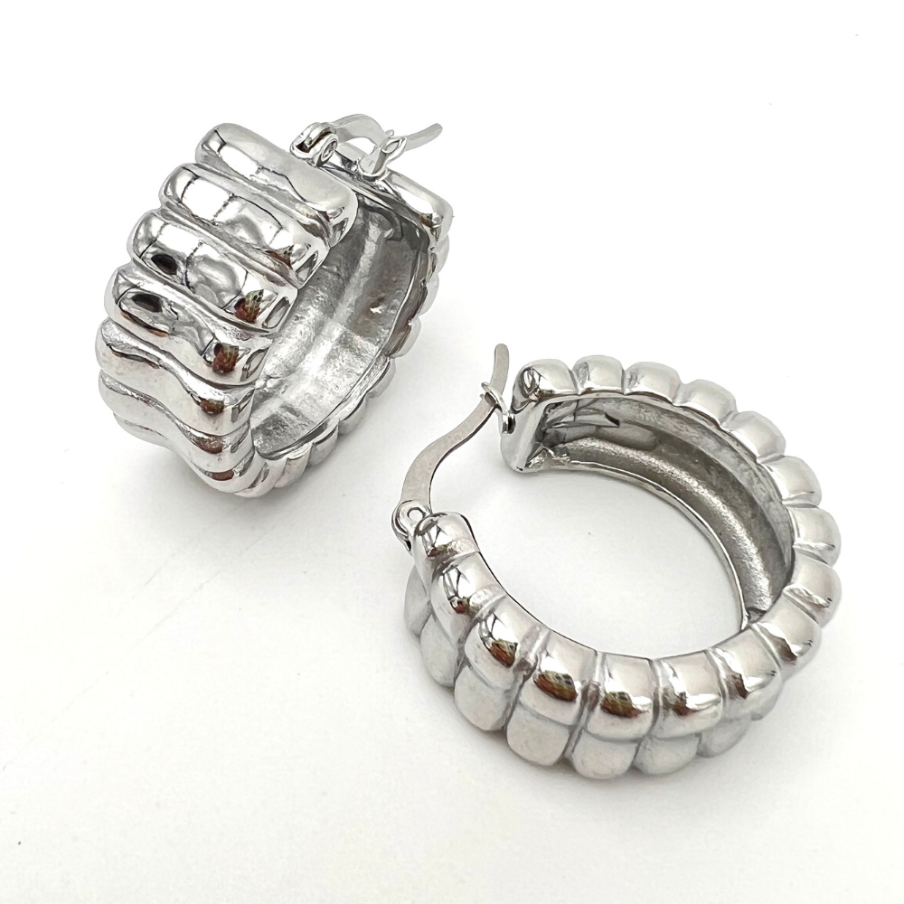 hoops silver bombati
