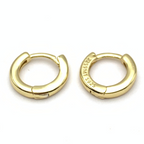 Mono Hoop Minimal Mini in Argento Gold