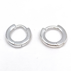 Mono Hoop Minimal Mini in Argento Silver