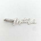 Mono Hoop Personalizzabile con Nome in Argento 925