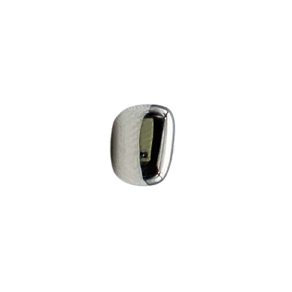 Mono Orecchino Stone Mini in Acciaio Silver