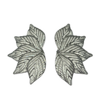 Orecchini a Fiore in Acciaio Silver