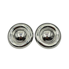 Orecchini Tondi Riflesso in Acciaio Silver