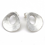 Orecchini a Goccia Satinati in Argento Silver