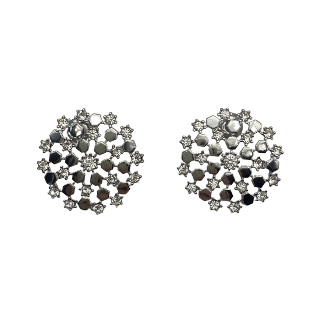 Orecchini Astral Glow in Acciaio Silver