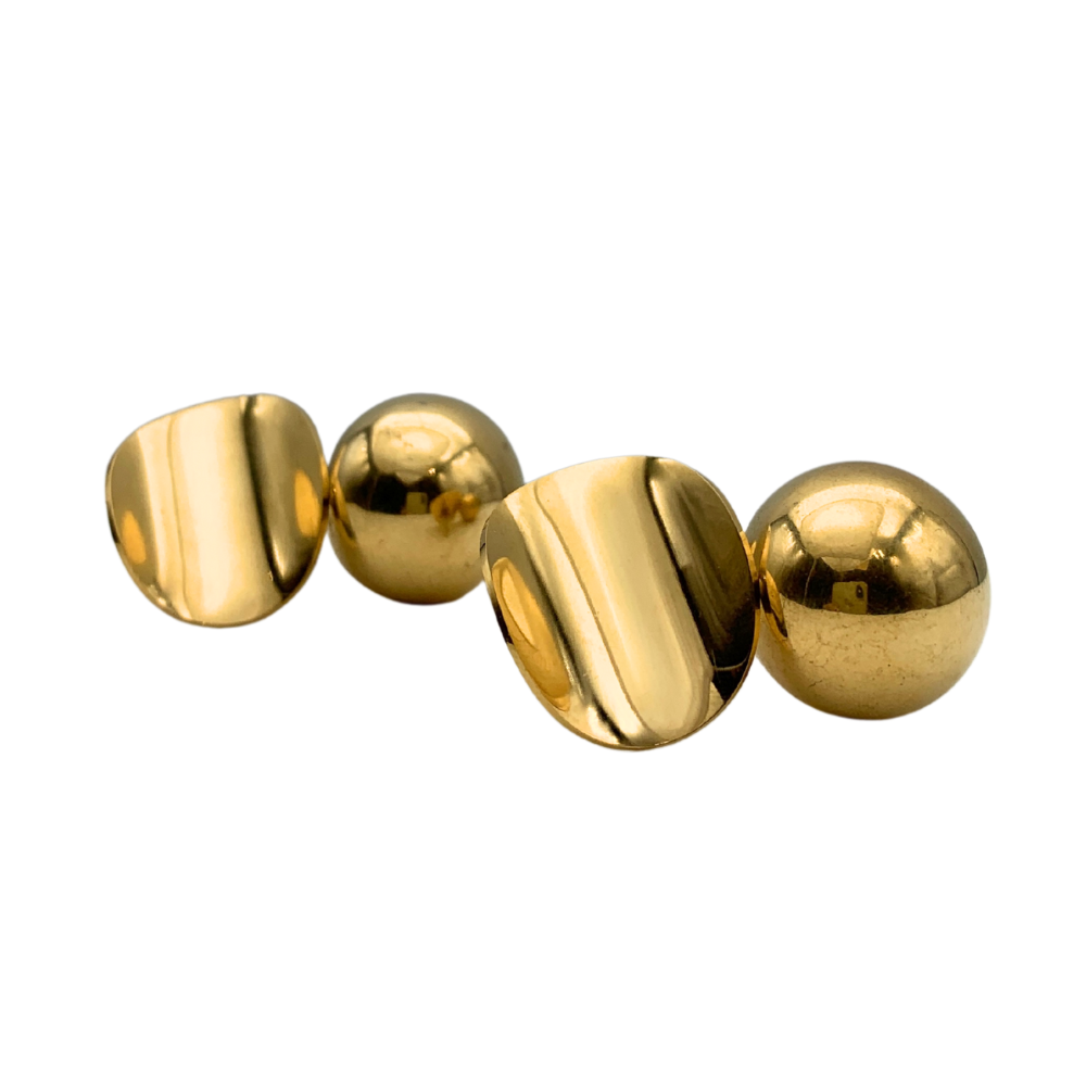 Orecchini Bold in Acciaio Gold