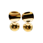 Orecchini Bold in Acciaio Gold