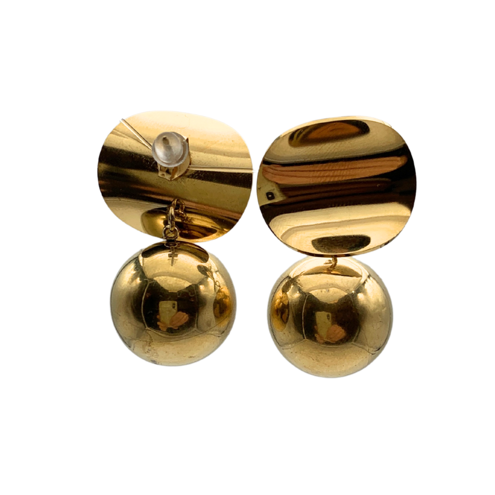 Orecchini Bold in Acciaio Gold