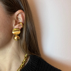 Orecchini Bold in Acciaio Gold