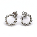 Mono Orecchino Bubble in Argento Silver