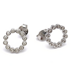 Mono Orecchino Bubble in Argento Silver
