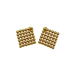 Orecchini Bubble in Acciaio Gold