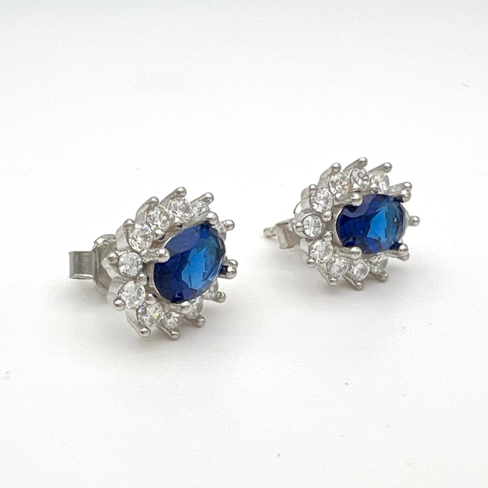 Orecchini Kate Blu in Argento Silver