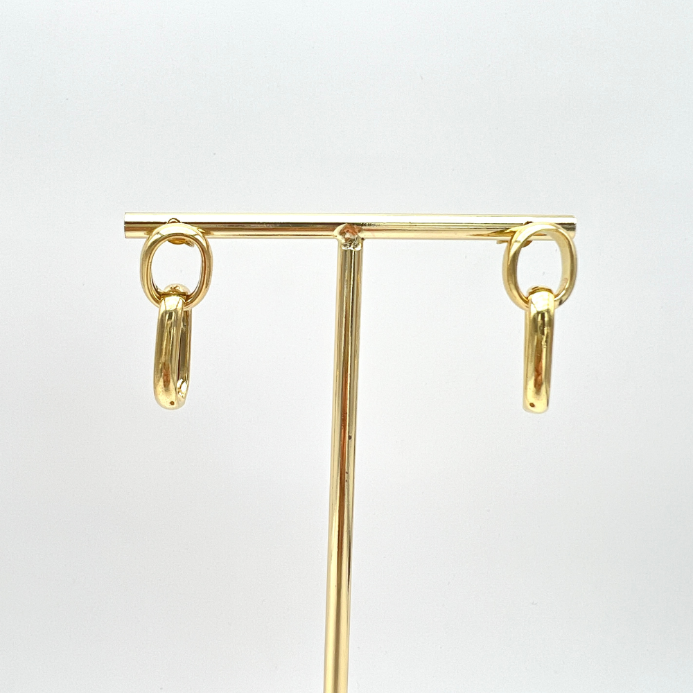 Orecchini con Anello Pendente