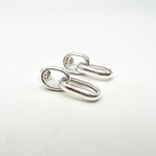 orecchini in argento pendenti