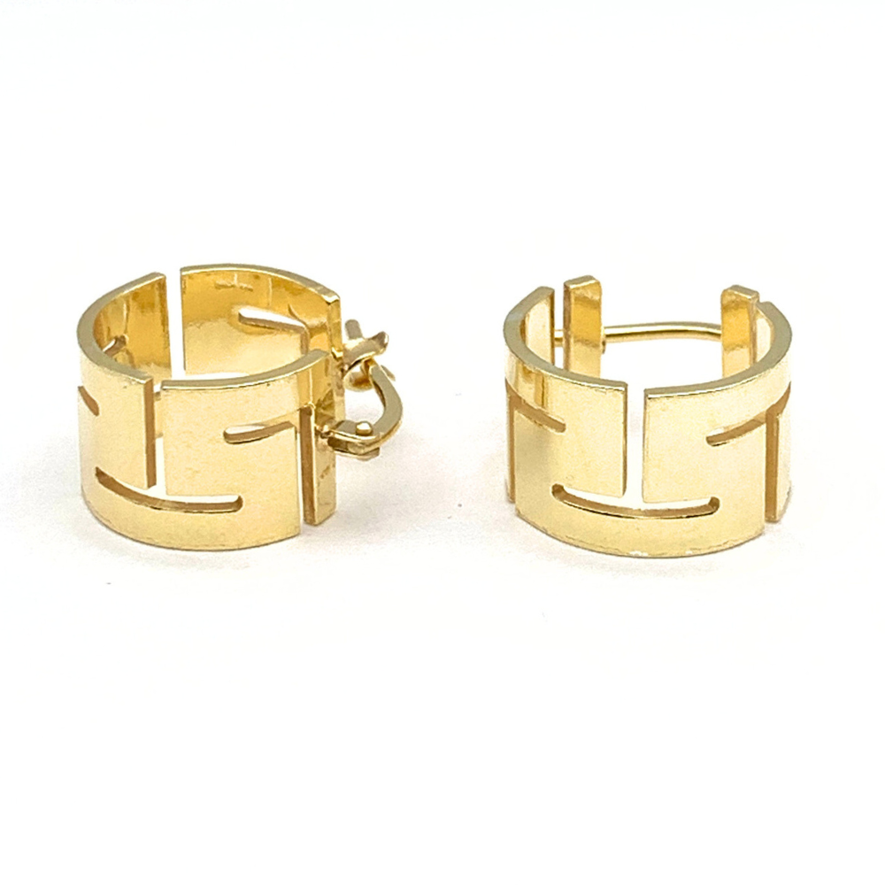 Orecchini Bombati Minimal in Argento Gold