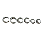 Orecchini Hoops Goccia MEDIUM con Strass in Acciaio Silver