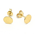 Orecchini Tondi Gaia in Argento Gold
