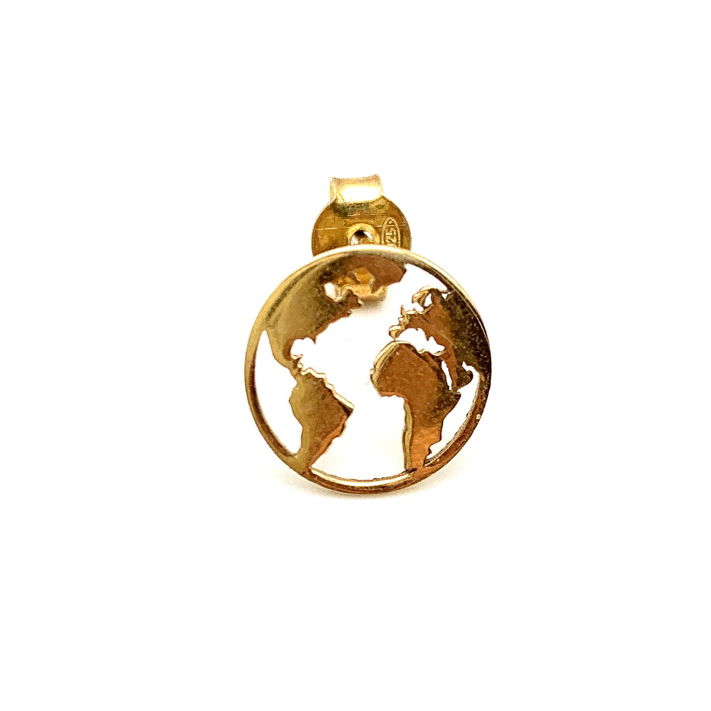 orecchino wanderlust in argento gold