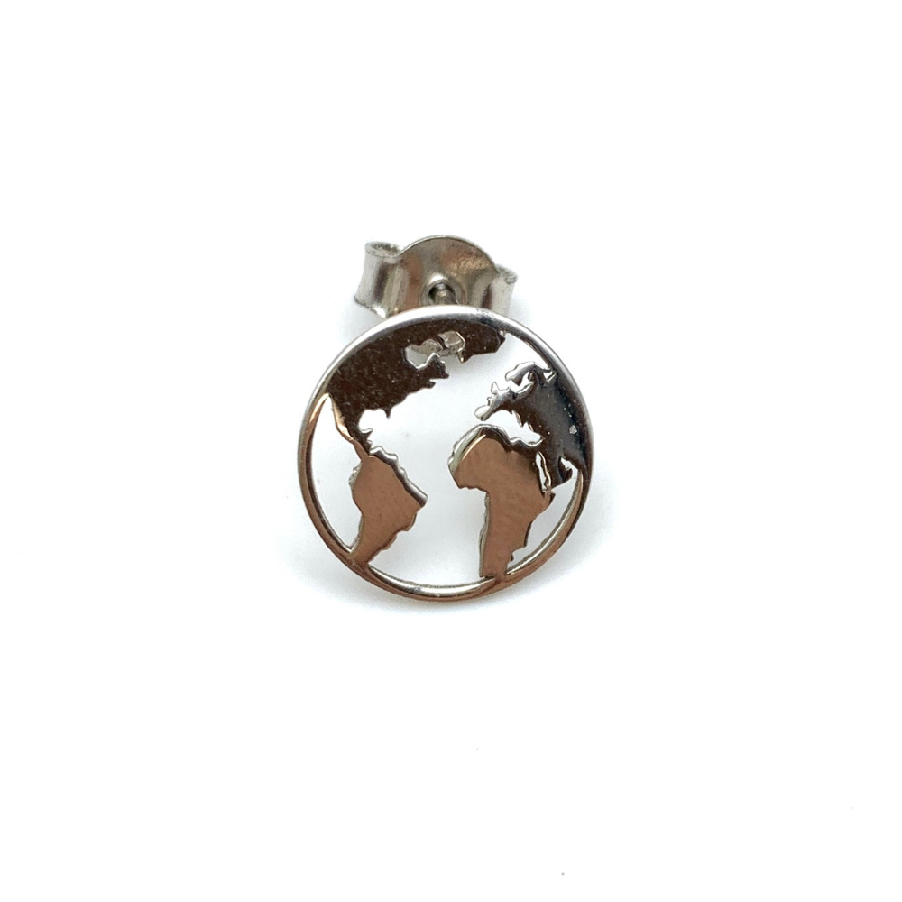 Mono Orecchino Wanderlust in Argento Silver