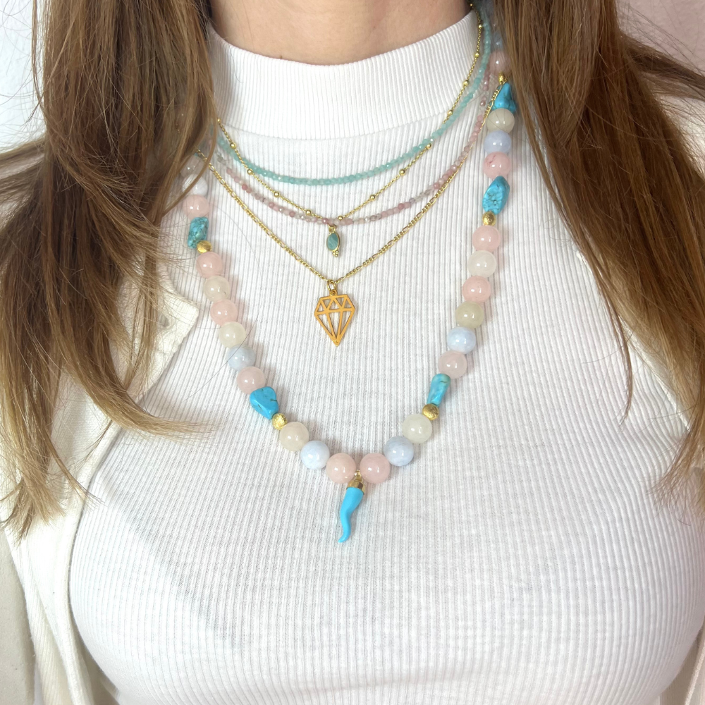 Collana Pastel Dream in Argento Gold