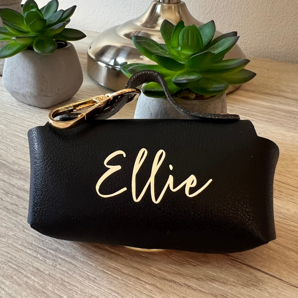 Astuccio Porta Sacchetti per Animali Nero Personalizzabile - WJ Gioielli