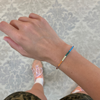 bracciale tennis in argento 925 con zirconi colorati