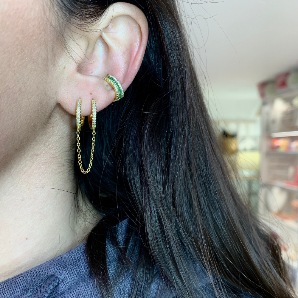 Sparkle Ear Cuff Gold
