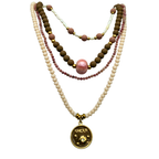 Set di Collane Carezza Nude in Acciaio Gold