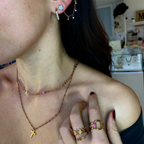 Anello Chain in Acciaio Rosè - WJ Gioielli